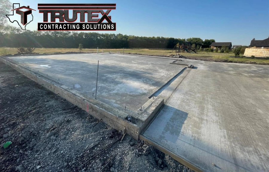 Fresh new concrete layed out by Trutex